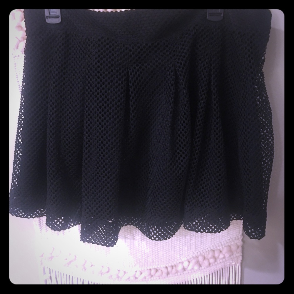 Black banana republic mini skirt